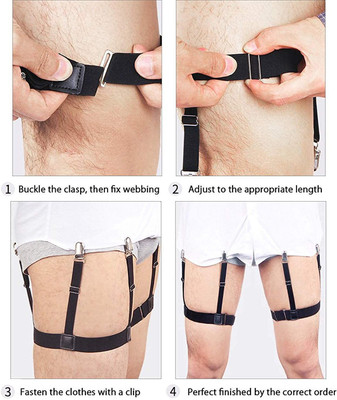 FITUP Black Garter(Pack of 1)