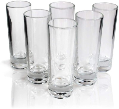 DULARIYA (Pack of 6) SHORT GLASS SET OF 6 ,70 ML Glass Set Whisky Glass(70 ml, Glass, Clear)