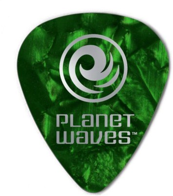 D'ADDARIO CLASSIC GREEN PEARL CELLULOID HEAVY GAUGE Guitar Pick(Pack of 5)