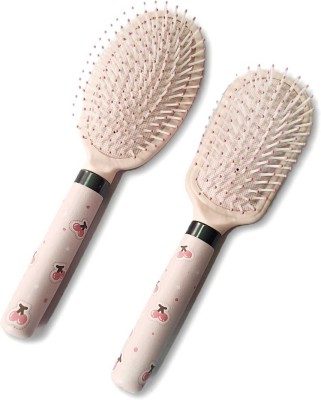 Tiamo Paddle oval and oval 2 hair brush for man and women for grooming