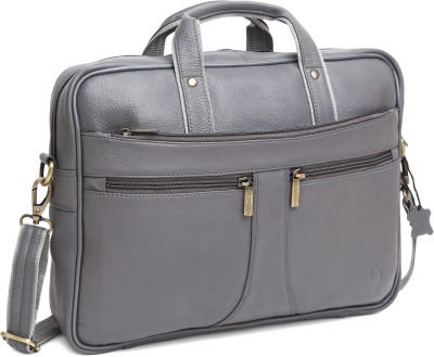 WILDHORN Men Grey Messenger Bag