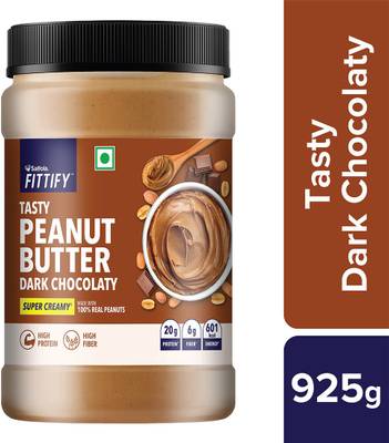Saffola Fittify Tasty Peanut Butter Dark Chocolaty Super Creamy 925 g