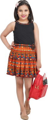 Being Naughty Girls Above Knee Casual Dress(Multicolor, Sleeveless)