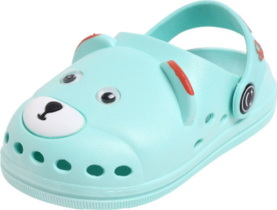Yellow Bee Boys Sling Back Clogs(Blue , 1 - 2 Years)
