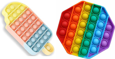 SWISS WONDER Pop it Bubble Push Pop Its Bubble Fidget Sensory Toy-LP-245(Multicolor)