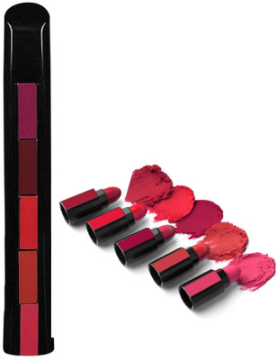 Emijun Multi color 5 Step Lipstick 5 in 1 new stylish Lipsticks(MULTI COLOR, 6 g)