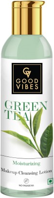 GOOD VIBES Green Tea Makeup Cleansing Lotion Makeup Remover(120 ml)