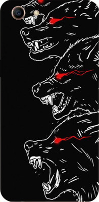 LAMHA Oppo A83 Mobile Skin(Ultra Super Angry Wolf Skin With High Mattte Finish.)