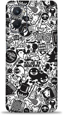 OggyBaba Realme 9i, Doodle Art Skin Guard, An Elegant Mobile Skin(Doodle Art multicolor skin with ultra matte finish)