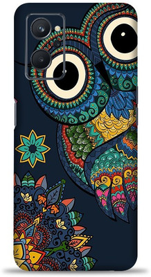 OggyBaba Realme 9i, Arrow Eye skin guard, An elegant Mobile Skin(Baby Owl skin multicolor with ultra matte finish)