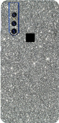 BUGGU VIVO V15, vivo v15 Mobile Skin(Ultra Super Grey Glitter Skin With High Matte Finish.)