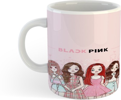 MG Brand Blackpink Kpop Fan Art Printed Ceramic Tea/Coffee 42 Ceramic Coffee Mug(330 ml)