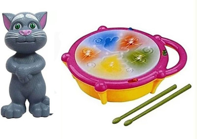 RIGHT SEARCH Combo Pack of Tom and Drum Toy Set(Multicolor)