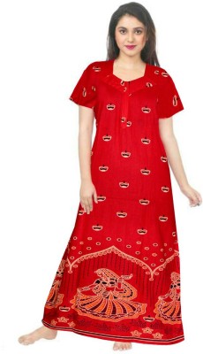 impression Women Nighty(Red)