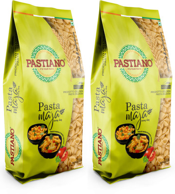 PASTIANO MAJA SHELLS- 500 GMS EACH- PACK OF 2 Shell Pasta(Pack of 2, 1 kg)