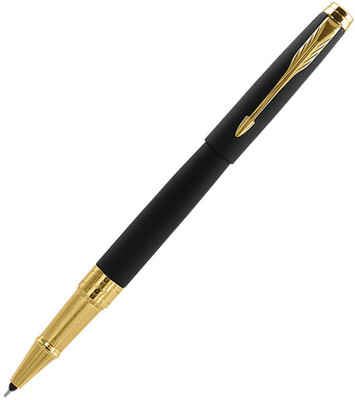 PARKER ASTER MATTE BLACK GT ROLLERBALL PEN WITH LARGE NOTEBOOK Roller Ball Pen(Ink Color - Blue)