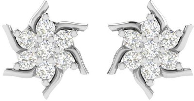 avsar Avsar 18K (750) White Gold and Diamond Earring AVE473WA White Gold 18kt Diamond Stud Earring