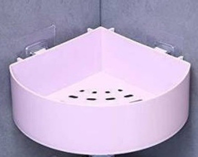 Shreejee Heavy Plastic Multipurpose Kitchen Bathroom Wall Holder Storage Rack(Pack of 1)(Random Colour)