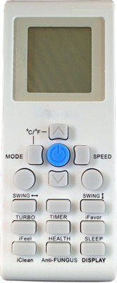 LipiWorld VE-171 AC Remote Compatible for  Reliance Reconnect AC Remote Controller(Grey)