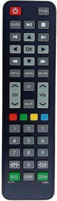 Akshita V-129 V2BG TV Compatible For Universal LCD LED HD TV Remote Control VIDEOCON Remote Controller(Black)