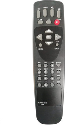 BhalTech VC09 WLR800 B9-1 CRT TV Compatible for  VIDEOCON TV Remote Controller(Black)