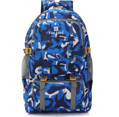 Fast look Travel Rucksack Backpack for Sport Camping Hiking Trekking Bag-Blue Rucksack - 60 L(Blue)