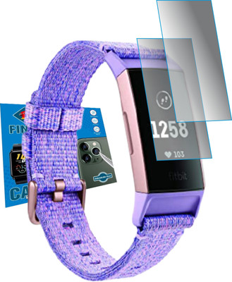 FINCH Edge To Edge Screen Guard for FITBIT CHARGE 3(Pack of 2)