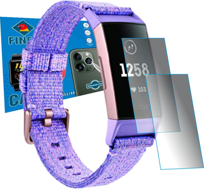 FINCH Edge To Edge Screen Guard for FITBIT CHARGE 3(Pack of 2)