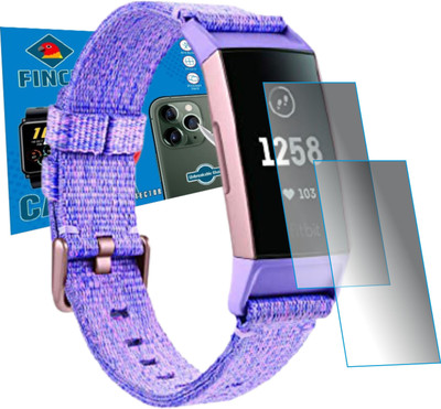 FINCH Edge To Edge Screen Guard for FITBIT CHARGE 3(Pack of 2)