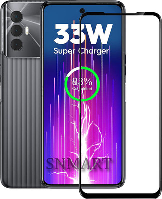 SNMART Edge To Edge Tempered Glass for Tecno Spark 8 Pro(Pack of 1)
