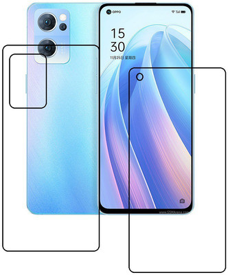 PONDRIK Front and Back Screen Guard for Oppo Reno7 5G(Pack of 2)