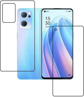PONDRIK Front and Back Screen Guard for Oppo Reno7 5G(Pack of 2)