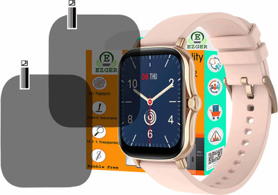 EZGER Screen Guard for Fire-Boltt Beast SpO2 SMARTWATCH SCREEN GUARD(Pack of 2)