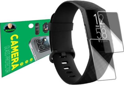 KANCHA Screen Guard for FITBIT CHARGE 4 SMART WATCH(Pack of 2)