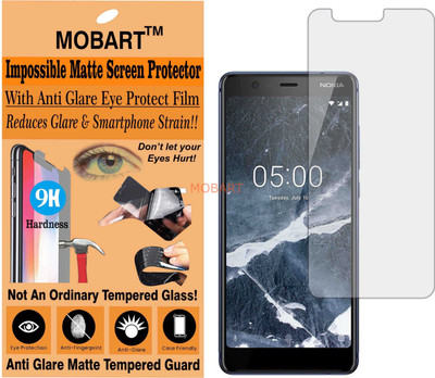 MOBART Tempered Glass Guard for NOKIA 5 2018 (Matte Finish)(Pack of 1)