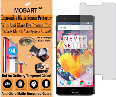MOBART Tempered Glass Guard for ONEPLUS 3 (Matte Finish)(Pack of 1)
