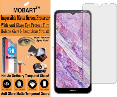 MOBART Tempered Glass Guard for NOKIA C10 (Matte Finish)(Pack of 1)