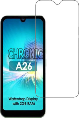 Chronic Tempered Glass Guard for Itel A26(Pack of 1)