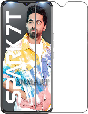 SNMART Tempered Glass Guard for Tecno Spark 7T, Tecno Spark 7(Pack of 1)