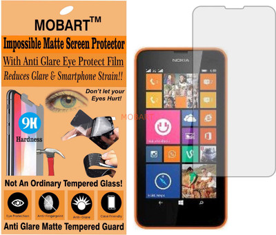 MOBART Tempered Glass Guard for NOKIA LUMIA 630 (Matte Finish)(Pack of 1)