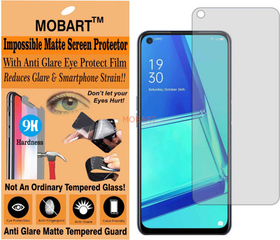 MOBART Tempered Glass Guard for OPPO CPH2061 (A52) (Matte Finish)(Pack of 1)