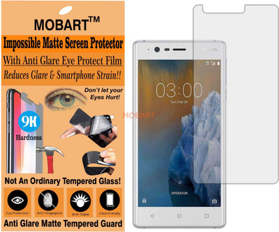 MOBART Tempered Glass Guard for NOKIA 3 (Matte Finish)(Pack of 1)