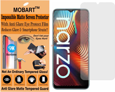 MOBART Tempered Glass Guard for RMX 2103(REALME 7I) (Matte Finish)(Pack of 1)