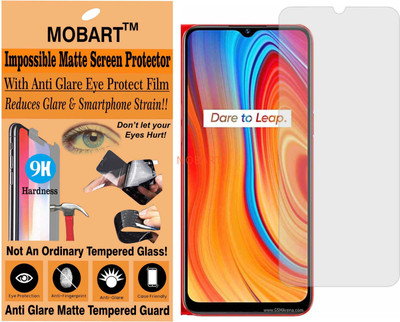 MOBART Tempered Glass Guard for REALME C3I (Matte Finish)(Pack of 1)