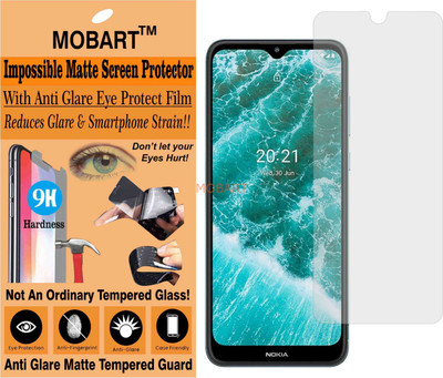 MOBART Tempered Glass Guard for NOKIA C30 (Matte Finish)(Pack of 1)