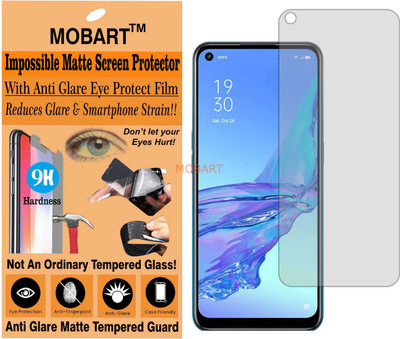 MOBART Tempered Glass Guard for OPPO A53 CPH2127 (Matte Finish)(Pack of 1)