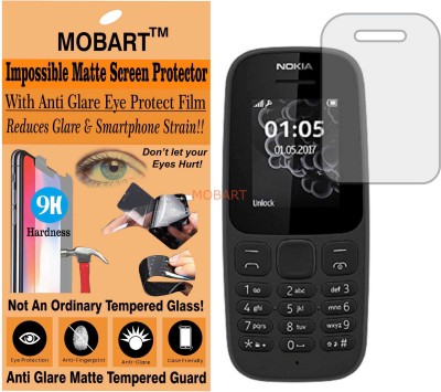 MOBART Tempered Glass Guard for NOKIA 105 2017 (Matte Finish)(Pack of 1)