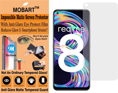 MOBART Tempered Glass Guard for REALME RMX 3092) (Matte Finish)(Pack of 1)