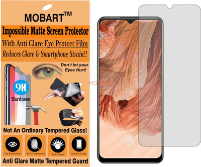 MOBART Tempered Glass Guard for OPPO F17 (Matte Finish)(Pack of 1)