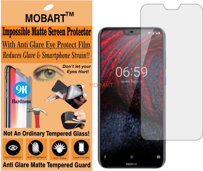 MOBART Tempered Glass Guard for NOKIA 6.1 PLUS (Matte Finish)(Pack of 1)